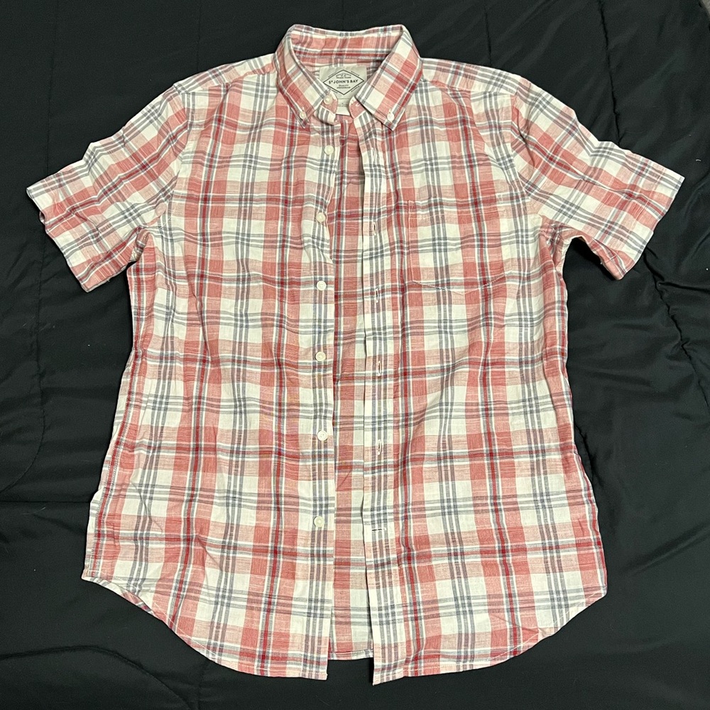 Checkered Red/White Short Sleeve
